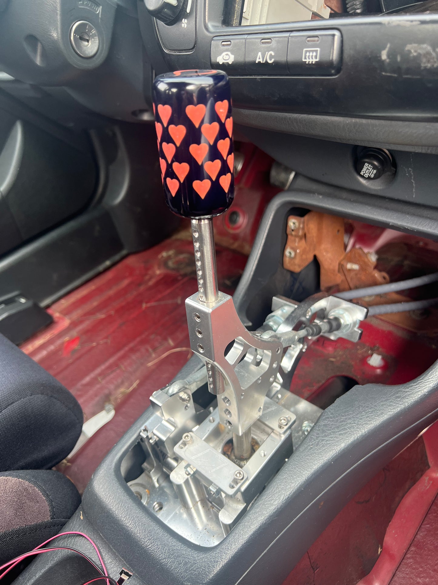 HEARTS - 70mm Resin Shift Knob