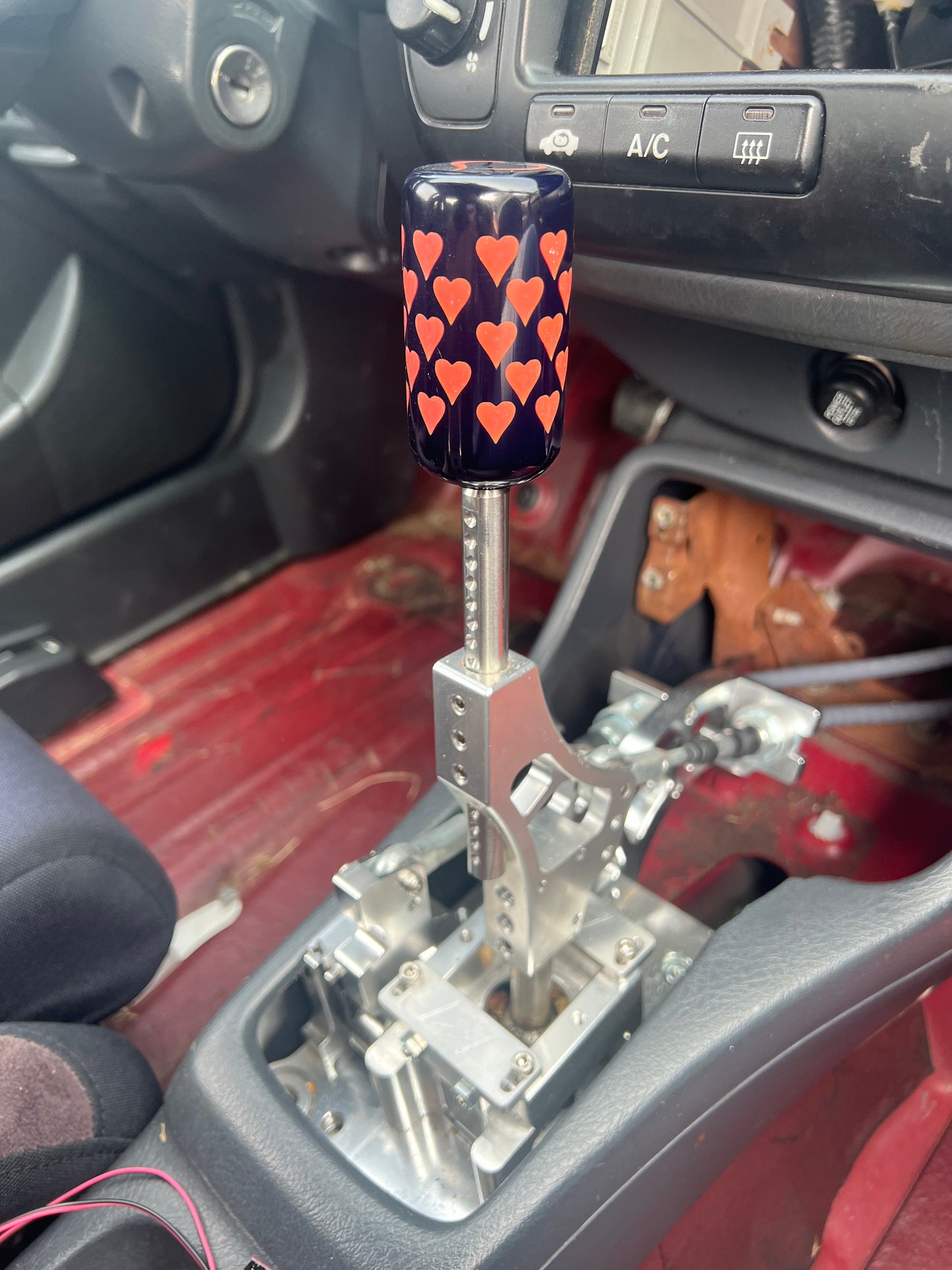 HEARTS - 70mm Resin Shift Knob