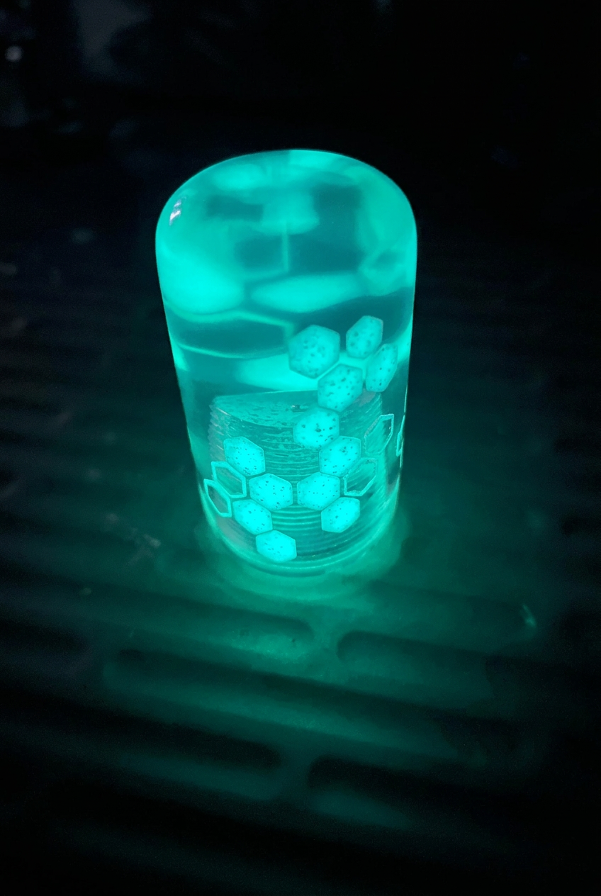 Glow Comb - 70mm Resin Shift Knob