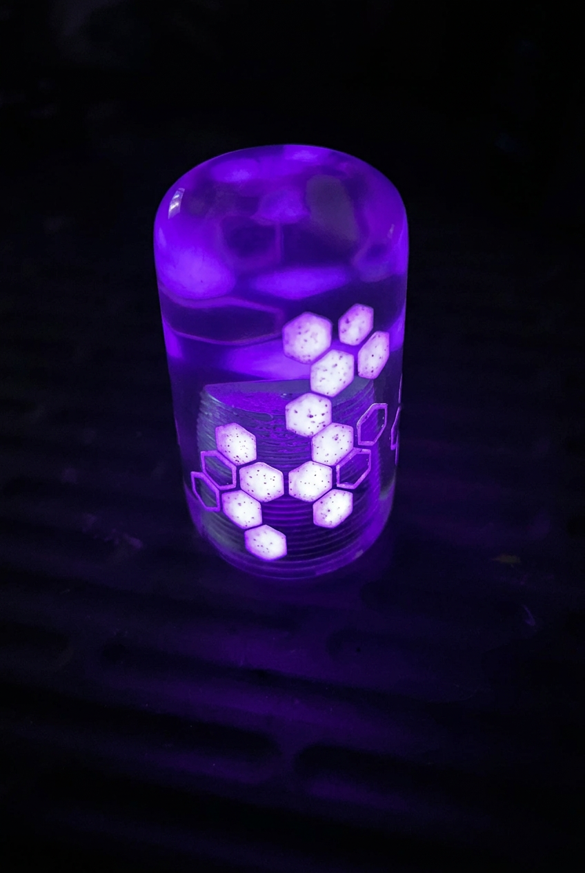 Glow Comb - 70mm Resin Shift Knob